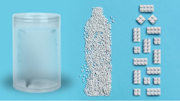 樂(lè)高展示了第一批由回收pet塑料包裝制成的積木